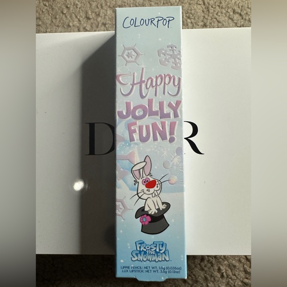 Colourpop Frosty the snowman Happy Jolly Fun lipstick and lip pencil duo - Picture 1 of 2